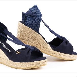VISCATA Handmade in Spain Wedge,Ankle-Tie Wedg